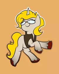 Size: 800x1000 | Tagged: safe, artist:star, derpibooru import, oc, oc:sunbather, unofficial characters only, pony, clothes, female, glasses, jacket, mare