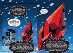 Size: 1123x819 | Tagged: safe, derpibooru import, idw, king sombra, pony, umbrum, unicorn, siege of the crystal empire, spoiler:comic, spoiler:comicfiendshipismagic1, colt, comic, crystal, dark crystal, male, official comic