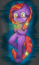 Size: 686x1127 | Tagged: safe, artist:matteglaze, derpibooru import, oc, oc:nightlife, unofficial characters only, earth pony, semi-anthro, bipedal, freckles, simple background, traditional art, transparent background, wingding eyes