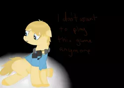 Size: 1053x745 | Tagged: artist:chocolatehelicopter1, derpibooru import, pewdiepie, ponified, safe, solo