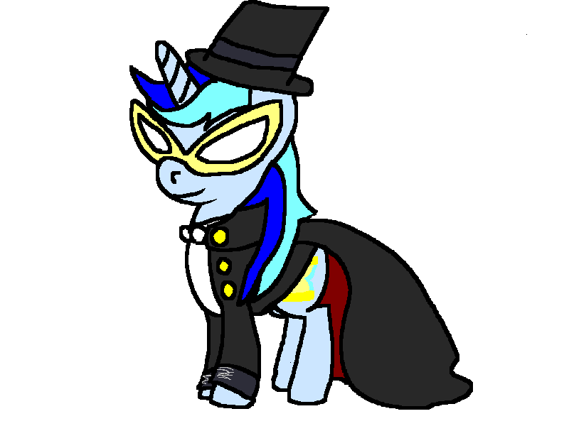 Size: 800x600 | Tagged: 1000 hours in ms paint, artist:gallifreyanequine, clothes, derpibooru import, hat, minuette, ms paint, safe, sailor moon, suit, top hat, tuxedo mask