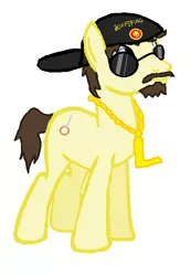 Size: 456x660 | Tagged: artist:fireface82, baseball cap, beard, bling, derpibooru import, gold chains, hat, hip hop, luffyiscool, oc, oc:zacharias, rapper, safe, solo, sunglasses, the offspring, unofficial characters only, youtuber