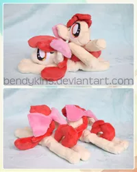 Size: 2400x3000 | Tagged: apple bloom, artist:bendykins, derpibooru import, filly, floppy, irl, photo, plushie, safe