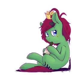 Size: 1200x1200 | Tagged: delicious tears, derpibooru import, everfree network, final draft, horse news, number 2 and proud, oc, oc:newsie, safe, solo, unofficial characters only