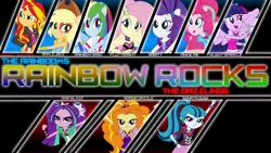 Size: 1920x1080 | Tagged: safe, artist:givralix, artist:sketchmcreations, artist:xyzextreme13, derpibooru import, adagio dazzle, applejack, aria blaze, fluttershy, pinkie pie, rainbow dash, rarity, sonata dusk, sunset shimmer, twilight sparkle, twilight sparkle (alicorn), equestria girls, rainbow rocks, humane five, humane seven, humane six, ponied up, the dazzlings, the rainbooms, vector, wallpaper