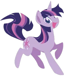 Size: 4200x5000 | Tagged: safe, artist:elhombre1994, artist:yoh yoshinari, derpibooru import, edit, twilight sparkle, pony, unicorn, absurd resolution, cute, cutie mark, female, happy, hooves, horn, lineless, looking at you, mare, minimalist, modern art, open mouth, simple background, smiling, solo, transparent background, vector
