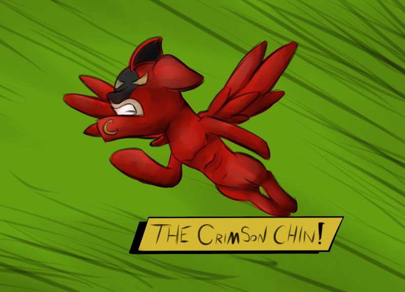 Size: 1280x923 | Tagged: artist:marsminer, derpibooru import, ponified, safe, the crimson chin, the fairly oddparents