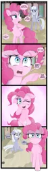 Size: 950x3325 | Tagged: artist:coltsteelstallion, blushing, comic, creeper, cute, derpibooru import, diapinkes, pinkie pie, safe, smiling, the cutie map, tower of pimps, wink