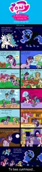 Size: 1024x4127 | Tagged: applejack, april fools, artist:aleximusprime, comic, derpibooru import, fluttershy, friendship is magic, intentionally bad, mane seven, mane six, misspelling, nightmare moon, parody, pinkie pie, princess celestia, rainbow dash, rarity, safe, scene interpretation, spike, target demographic, twilight sparkle