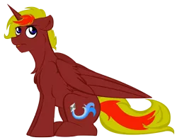 Size: 3732x2961 | Tagged: safe, derpibooru import, oc, oc:scoots, unofficial characters only, alicorn, pony, alicorn oc, male, red, stallion