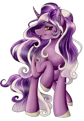 Size: 1024x1474 | Tagged: safe, artist:baffleddingo, derpibooru import, oc, unofficial characters only, pony, beautiful, commission, female, mare, pretty, simple background, solo, sultry, transparent background