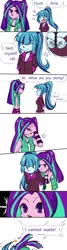 Size: 800x3000 | Tagged: safe, artist:hisshi shoujo, derpibooru import, aria blaze, sonata dusk, equestria girls, arisona, bondage, comic, female, lesbian, pixiv, rope, shipping, tackle