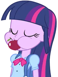 Size: 5911x7881 | Tagged: safe, artist:cool77778, derpibooru import, twilight sparkle, twilight sparkle (alicorn), equestria girls, absurd resolution, apple, simple background, solo, transparent background, vector