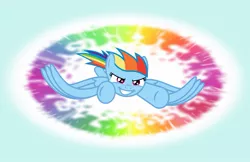 Size: 1111x719 | Tagged: artist:imageconstructor, derpibooru import, racing, rainbow dash, safe, solo, sonic rainboom