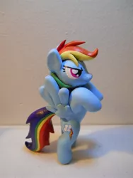 Size: 3240x4320 | Tagged: safe, artist:earthenpony, derpibooru import, rainbow dash, craft, irl, photo, sculpture, solo