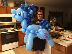 Size: 960x720 | Tagged: artist:noordinaryballoonman, balloon, balloon animal, balloon art, balloon pony, derpibooru import, human, irl, irl human, party favor, photo, safe, the cutie map