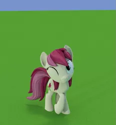 Size: 675x723 | Tagged: safe, artist:3d thread, derpibooru import, roseluck, pony, /mlp/, 3d, 3d model, blender, smiling, solo, wink