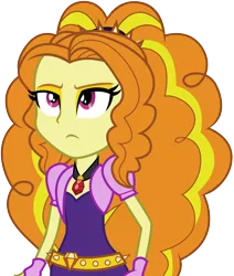 Size: 4140x4891 | Tagged: safe, artist:illumnious, derpibooru import, adagio dazzle, equestria girls, rainbow rocks, .ai available, absurd resolution, adobe illustrator, amulet, clothes, diamond, fingerless gloves, gloves, necklace, simple background, spikes, transparent background, unamused, vector