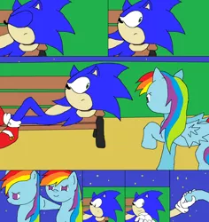 Size: 1996x2116 | Tagged: safe, artist:tj0001, derpibooru import, rainbow dash, 1000 hours in ms paint, crossover, crossover shipping, female, handshake, hoofshake, image, interspecies, male, ms paint, png, shipping, sonic the hedgehog, sonic the hedgehog (series), sonicdash, straight
