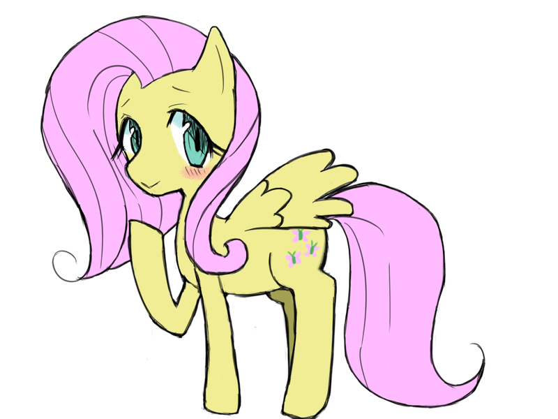 Size: 1024x768 | Tagged: safe, artist:koeda, derpibooru import, fluttershy, pixiv, solo