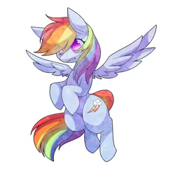 Size: 1000x1000 | Tagged: artist:zakro, backwards cutie mark, derpibooru import, pixiv, rainbow dash, safe, solo