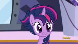 Size: 1280x720 | Tagged: safe, derpibooru import, screencap, twilight sparkle, twilight sparkle (alicorn), alicorn, pony, castle sweet castle, alternate hairstyle, cute, female, mane, mare, punklight sparkle, solo, twiabetes, wallpaper