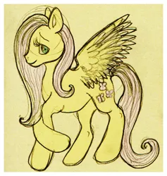 Size: 424x447 | Tagged: safe, artist:twinklestahh, derpibooru import, fluttershy, solo