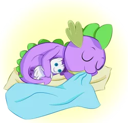 Size: 631x607 | Tagged: safe, artist:itresad, derpibooru import, rarity, spike, dragon, castle sweet castle, baby, baby dragon, blanket, chewing, cute, daaaaaaaaaaaw, eating, eyes closed, hug, male, nibbling, nom, plushie, rarity plushie, side, simple background, sleeping, smiling, sparilush, spikabetes, transparent background