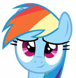 Size: 621x630 | Tagged: safe, artist:themightyshizam, derpibooru import, rainbow dash, pegasus, pony, cute, dashabetes, female, looking at you, mare, simple background, smiling, solo, vector, white background