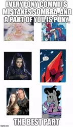 Size: 460x797 | Tagged: comparison, derpibooru import, female, hopebra, image macro, king sombra, male, meme, merlin, obscure reference, princess amore, radiant hope, safe, shipping, spoiler:comic, spoiler:comicfiendshipismagic1, straight