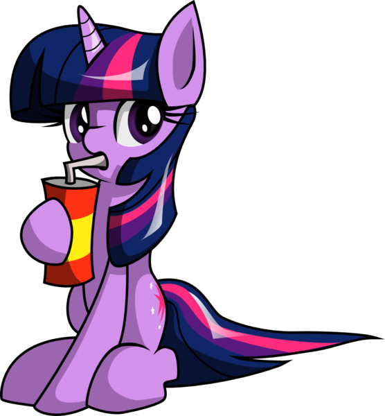 Size: 1000x1079 | Tagged: safe, artist:mindofnoodles, derpibooru import, twilight sparkle, pony, unicorn, chris chan, cute, drink, drinking, drinking straw, female, hoof hold, mare, simple background, sitting, solo, straw, transparent background, twiabetes, unicorn twilight, vector