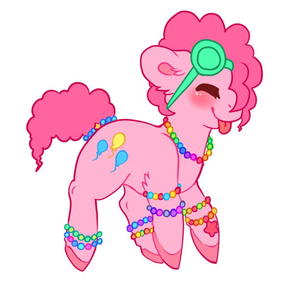 Size: 800x800 | Tagged: artist:dance-to-forget, beads, derpibooru import, pinkie pie, safe, solo