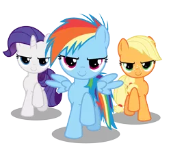 Size: 5333x4667 | Tagged: absurd resolution, applejack, artist:s.guri, derpibooru import, filly, rainbow dash, rarity, safe, simple background, transparent background, vector