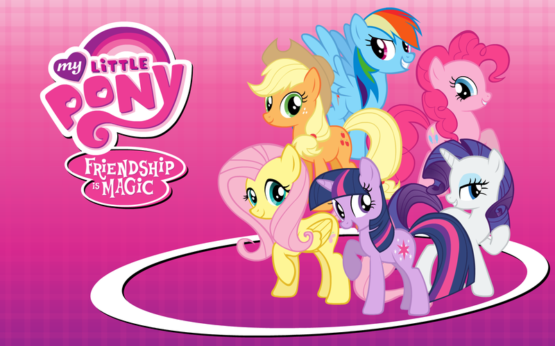 my little pony friendship is magic logo vector