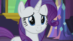 Size: 768x432 | Tagged: alicorn, animated, awkward, awkward moment, castle sweet castle, close-up, derpibooru import, exhausted, fluttershy, frown, hooves on face, magic, messy mane, mirror, pouting, rarity, sad, safe, screencap, sniffling, suggestion, telekinesis, twilight's castle, twilight sparkle, twilight sparkle (alicorn)