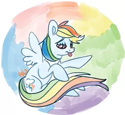 Size: 993x908 | Tagged: artist:lavendire, colorful, derpibooru import, rainbow dash, safe, single