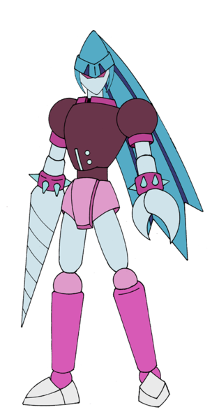 Size: 497x950 | Tagged: safe, artist:combatkaiser, derpibooru import, sonata dusk, robot, equestria girls, drill, getter 2, getter robo, mecha, simple background, sonatabot, transparent background