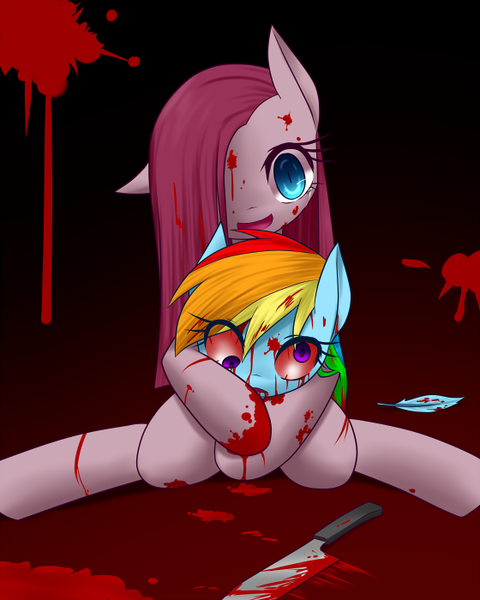 dead rainbow dash vs pinkamena