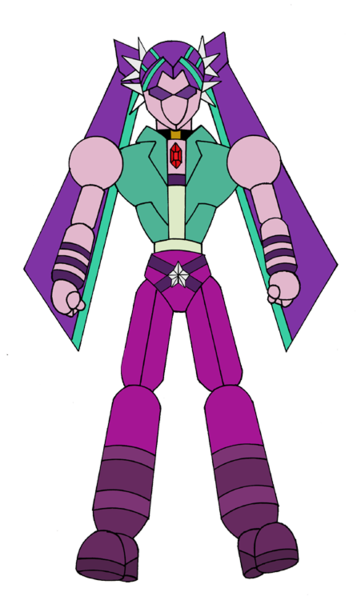 Size: 446x750 | Tagged: safe, artist:combatkaiser, derpibooru import, aria blaze, robot, equestria girls, rainbow rocks, getter 1, getter robo, mecha, simple background, transparent background