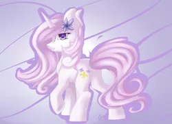 Size: 2174x1577 | Tagged: safe, artist:snowsky-s, derpibooru import, fleur-de-lis, pony, unicorn, smiling, solo