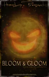 Size: 712x1121 | Tagged: artist:pims1978, bloom and gloom, creepy, crescent moon, derpibooru import, face in the moon, moon, movie poster, safe, season 5, shadow bloom