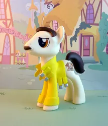 Size: 775x900 | Tagged: safe, artist:krowzivitch, derpibooru import, ponified, earth pony, pony, clothes, craft, figurine, freddie mercury, irl, jacket, photo, sculpture, solo