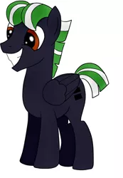 Size: 1736x2512 | Tagged: creepy smile, derpibooru import, equal cutie mark, equalized, oc, oc:moonlit ace, safe, unofficial characters only