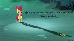 Size: 1920x1080 | Tagged: apple bloom, bloom and gloom, derpibooru import, kingdom hearts, safe, screencap, shadow, shadow bloom