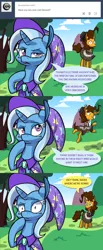 Size: 1280x3117 | Tagged: safe, artist:grandpalove, derpibooru import, cheese sandwich, trixie, pony, unicorn, ask trixie and cheese, comic, female, mare, tumblr