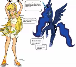 Size: 1147x1014 | Tagged: 1000 hours in ms paint, bondage, derpibooru import, feather, human, midriff, ms paint, stella, stella (winx club), suggestive, tickling, winx club