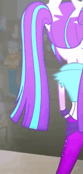 Size: 347x720 | Tagged: safe, derpibooru import, screencap, aria blaze, equestria girls, rainbow rocks, animated, arse-ia blaze, ass, audience, bracelet, butt, clothes, cropped, gif, hips, performance, pigtails, solo, stage, sway, swaying hips, the ass was fat, twintails, under our spell