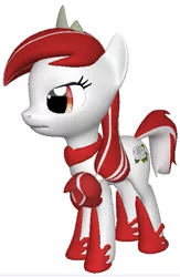 Size: 399x613 | Tagged: safe, derpibooru import, earth pony, pony, 3d, 3d pony creator, female, inspired by a song, mare, pony creator 3d, ponylumen, queen, warrior, white rose