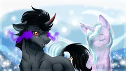 Size: 1024x582 | Tagged: artist:inuhoshi-to-darkpen, derpibooru import, female, hopebra, idw, king sombra, male, radiant hope, safe, shipping, spoiler:comic, spoiler:comicfiendshipismagic1, straight