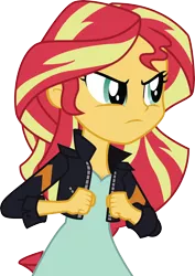 Size: 4612x6525 | Tagged: safe, artist:owlisun, derpibooru import, sunset shimmer, equestria girls, my past is not today, rainbow rocks, absurd resolution, simple background, solo, transparent background, vector